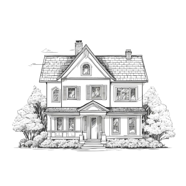 Illustration sur fond de la Maison Blanche