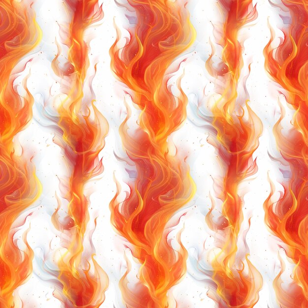 Photo illustration de fond sans couture avec une flamme pure