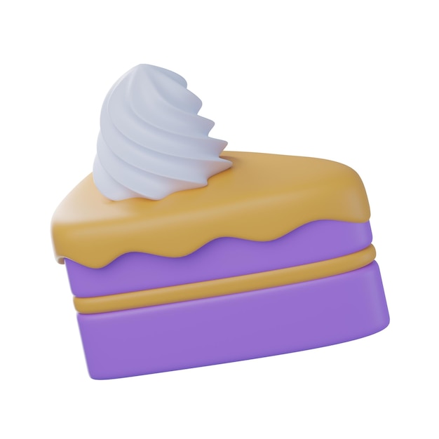 Illustration de gâteau en 3D