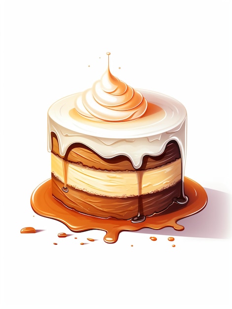 illustration de gâteau