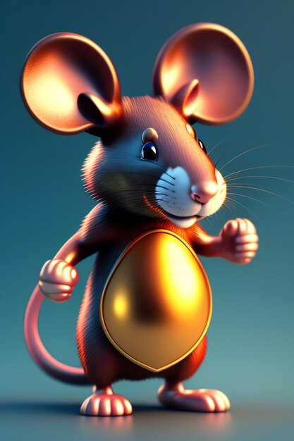 illustration généré par le petit souris Ai