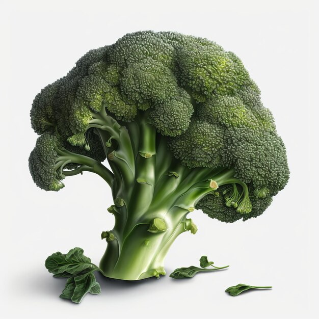 Photo illustration générée par l'ia de très haute qualité hyper détaillée et photoréaliste du brocoli