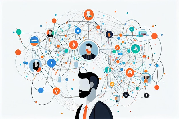 Illustration de la gestion des relations avec le réseau client