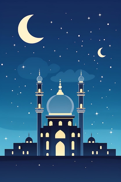 illustration de la grande mosquée bleue