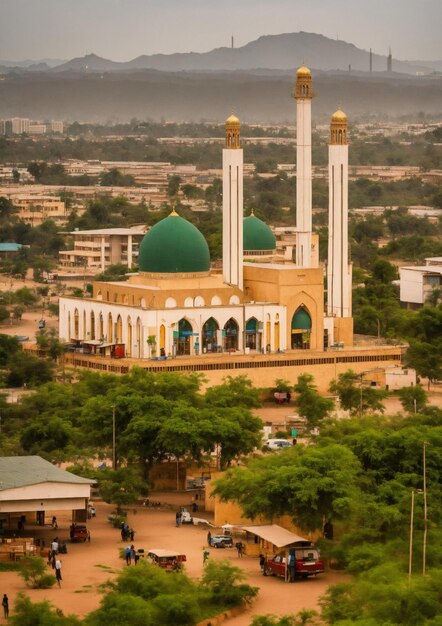 Illustration d'une grande mosquée