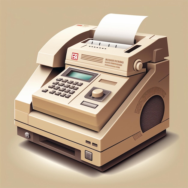 Illustration graphique du fax