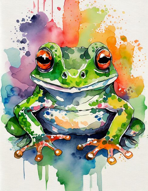 Illustration de la grenouille