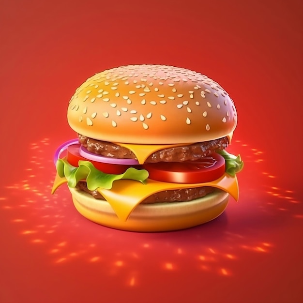 Illustration de hamburger pour la journée nationale du hamburger