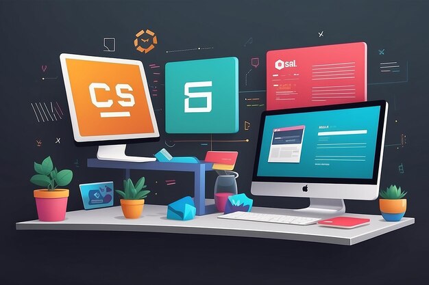 Illustration en HTML et en CSS