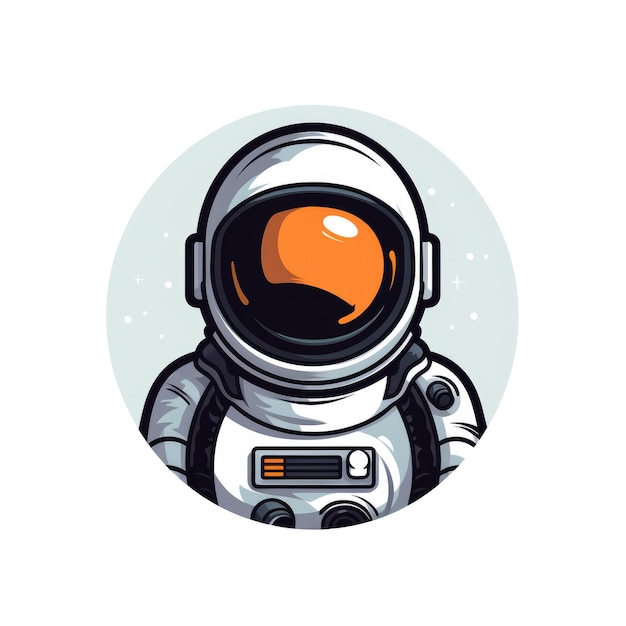Illustration de l'icône de l'astronaute générée par l'IA