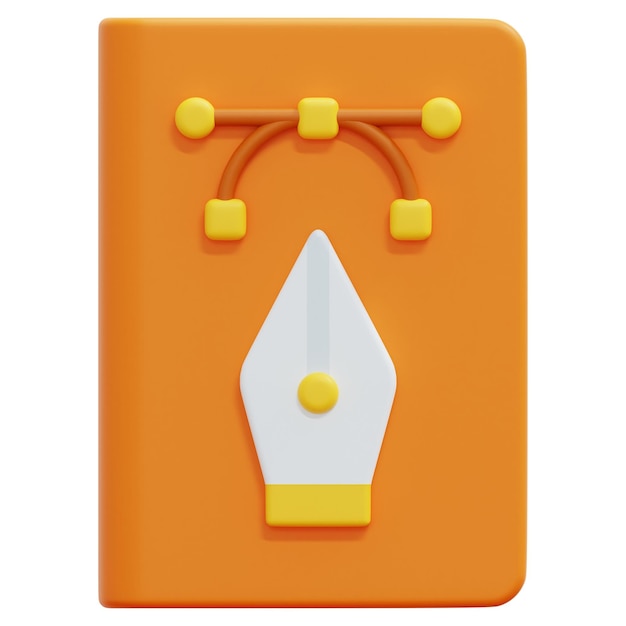 illustration d'icône de rendu 3d graphique