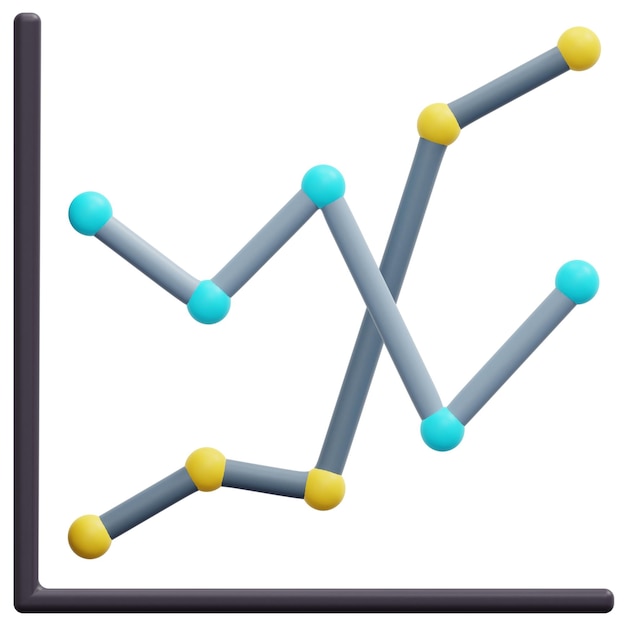 illustration de l'icône de rendu 3d ligne