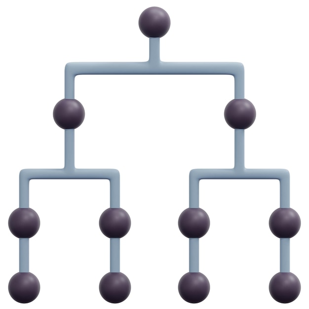 illustration de l'icône de rendu 3d de la structure