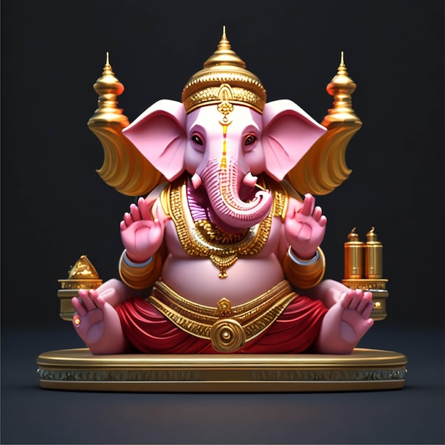 L'illustration de l'image de Dieu Ganesh