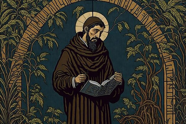 L'illustration imaginaire de Saint Francis