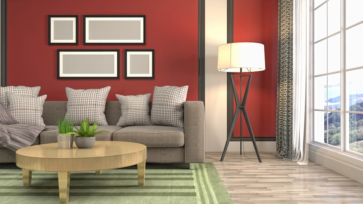 Photo illustration de l'intérieur du salon