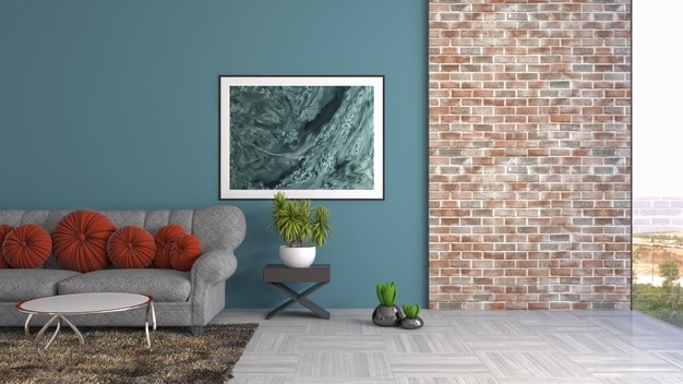 Photo illustration de l'intérieur du salon