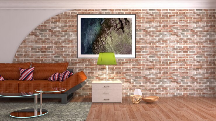 Photo illustration de l'intérieur du salon