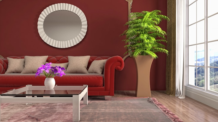 Photo illustration de l'intérieur du salon