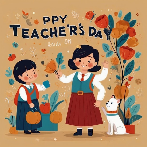 Illustration de la journée internationale des enseignants