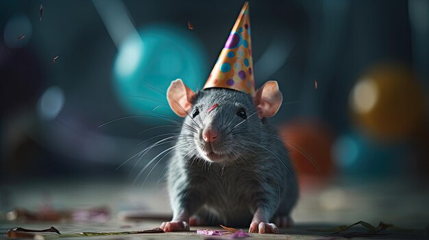 Illustration de la Journée mondiale du rat 3d réaliste