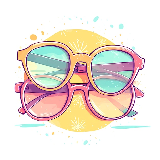 illustration de lunettes de soleil