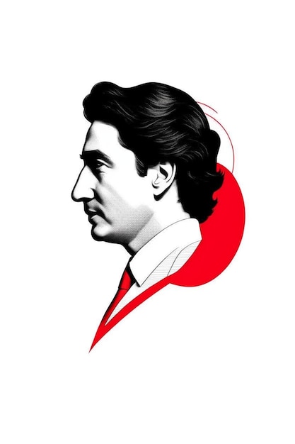 illustration de M. Justin Trudeau premier ministre du Canada