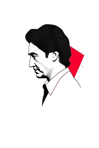 illustration de M. Justin Trudeau premier ministre du Canada