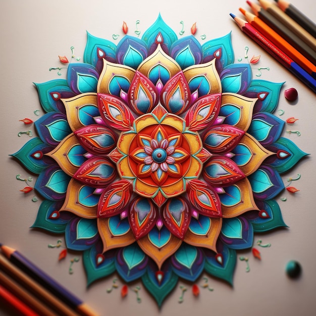 Photo illustration de mandalas