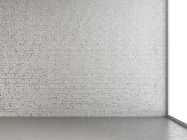 Illustration de maquette de chambre d'intérieurs lumineux minimalistes modernes de grand luxe rendu 3D