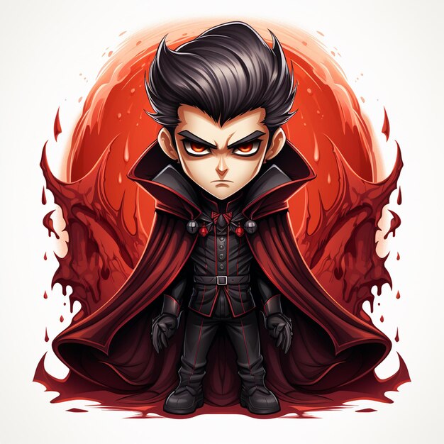 L'illustration de la mascotte de Dracula