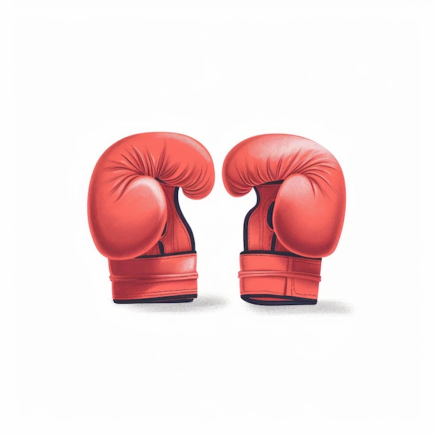 Photo illustration minimaliste de gants de boxe