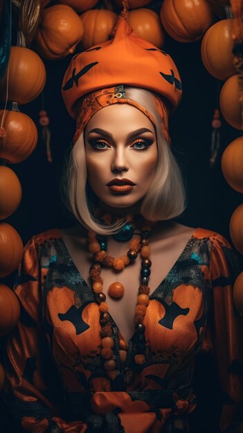 Illustration d'une mode d'Halloween générée par l'IA