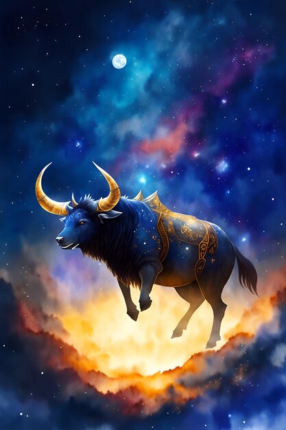 Photo illustration sur le monde des mystères fantastiques et de l'horoscope