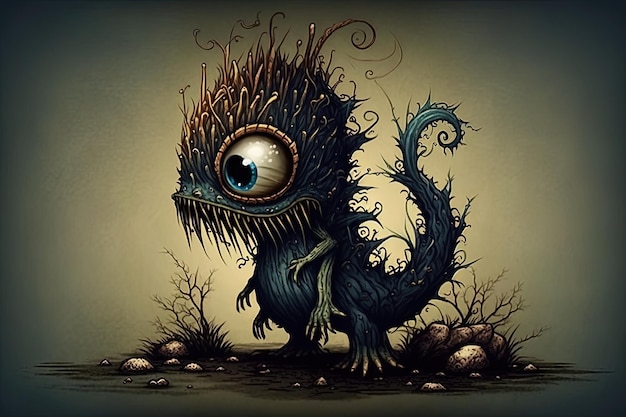 Illustration de monstre imaginaire