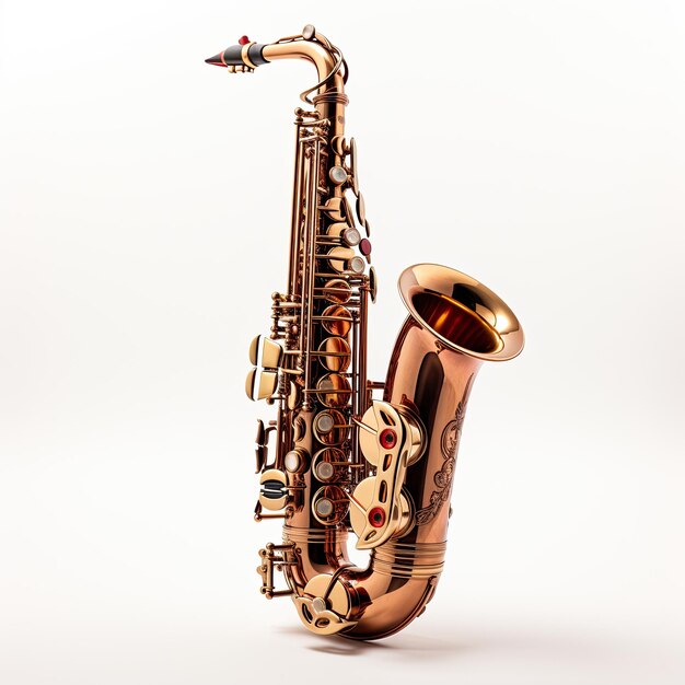 illustration montrant une vue isolée du saxophone parfait