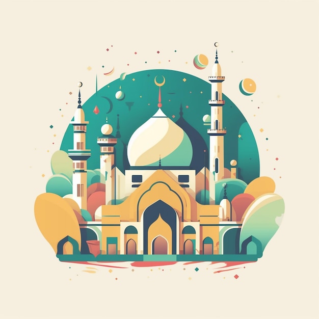 Illustration de la mosquée islamique