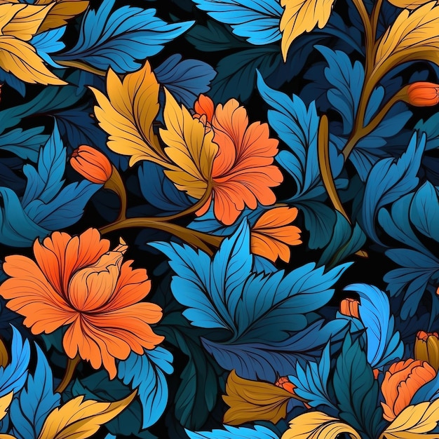 Illustration de motif de fleur
