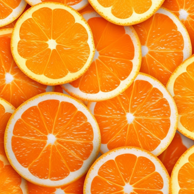 Illustration de motif orange naturel AI GenerativexA
