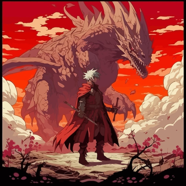 illustration de la mythologie du dragon