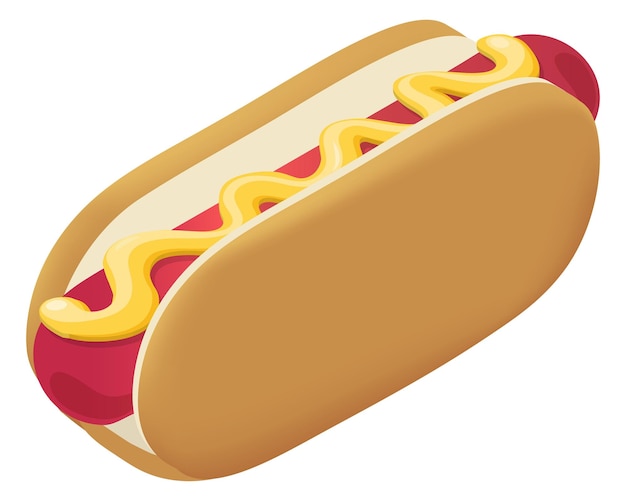 Illustration de nourriture png pour hot-dogs à fond transparent