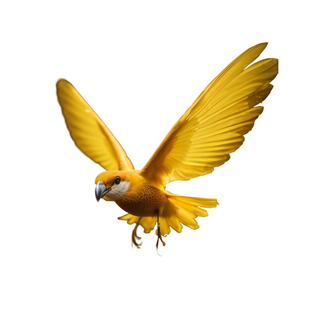 Photo illustration d'oiseau volant en psd gratuit