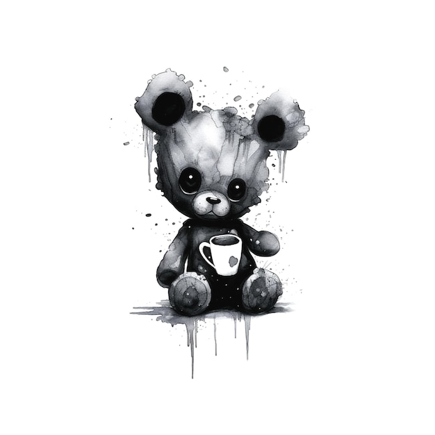 illustration d'un ours en peluche