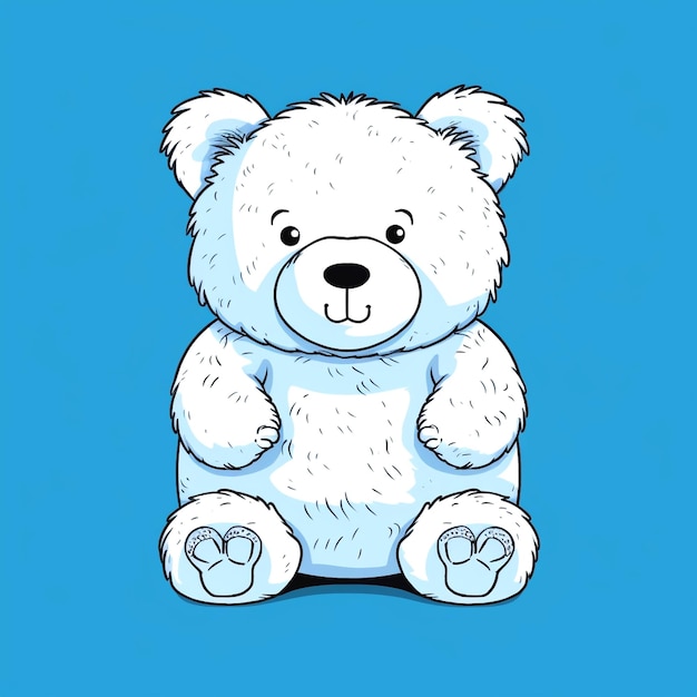 illustration d'un ours en peluche