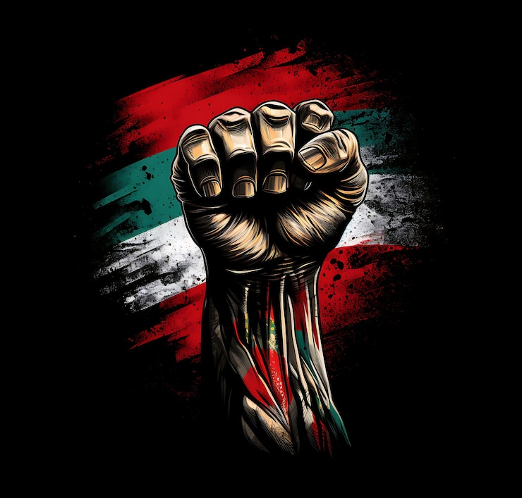 Photo l'illustration de la palestine libre pour la paix et la liberté