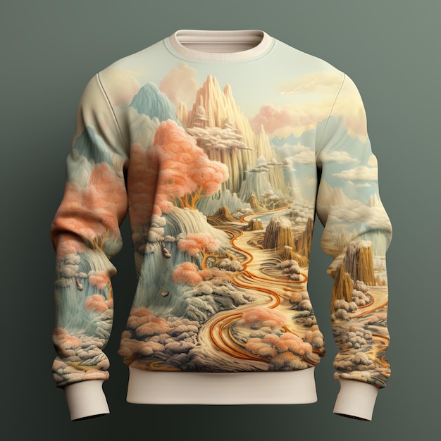 illustration de la personnalisation du pull