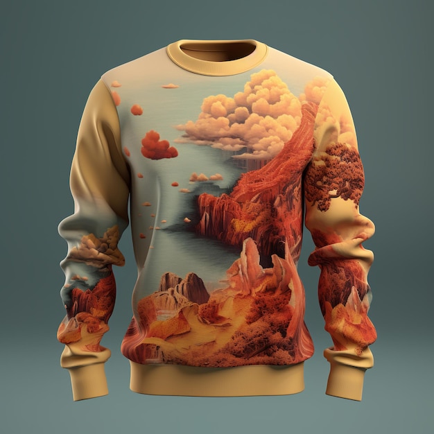 illustration de la personnalisation du pull