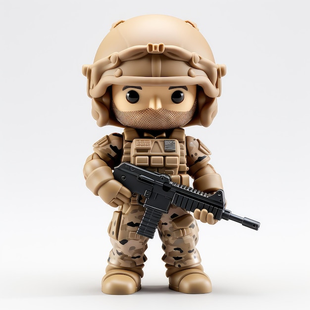 illustration petit soldat jouets artistique en miniature