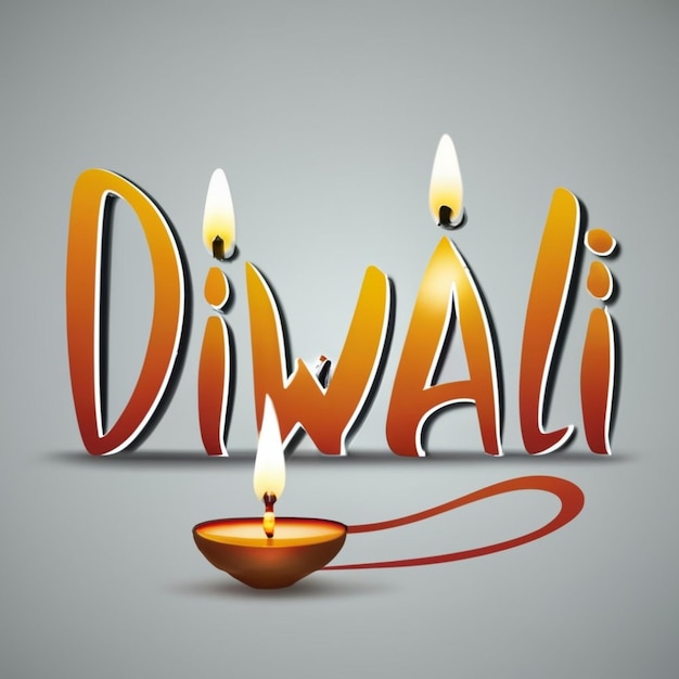 Illustration plate pour la célébration du festival hindou Diwali