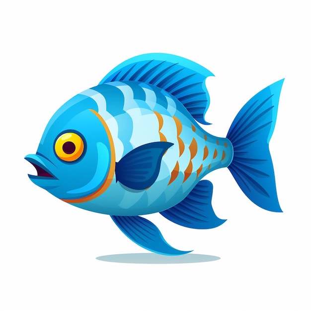 Illustration de poisson piranha menaçant